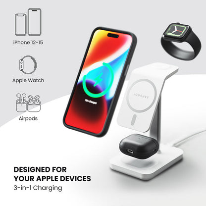 VOLTARA - 3 in 1 Wireless Charging Station