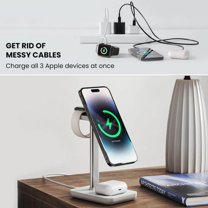 VOLTARA - 3 in 1 Wireless Charging Station